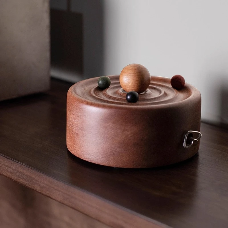 Nordic Study Solid Wood Desktop Decoration Rotating Planet Music Box Living Room Home Decoration Ornament Niche High-end Gift
Nordic Study Solid Wood Desktop Decoration Rotating Planet Music Box Living Room Home Decoration Ornament Niche High-end Gift