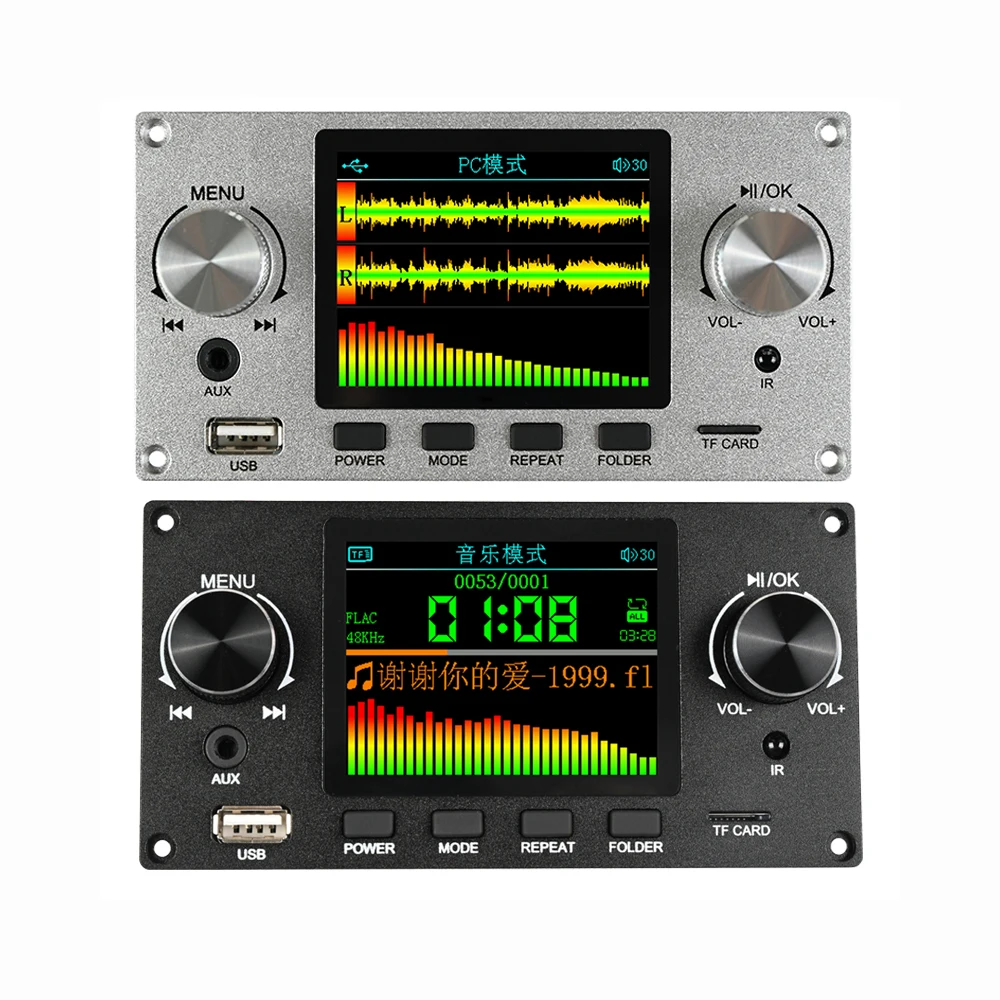 2.8-inch TFT Color Screen Bluetooth Lossless Audio Player Decoder Board Module with I2S Digital Output PLAYER02
2.8-inch TFT Color Screen Bluetooth Lossless Audio Player Decoder Board Module with I2S Digital Output PLAYER02