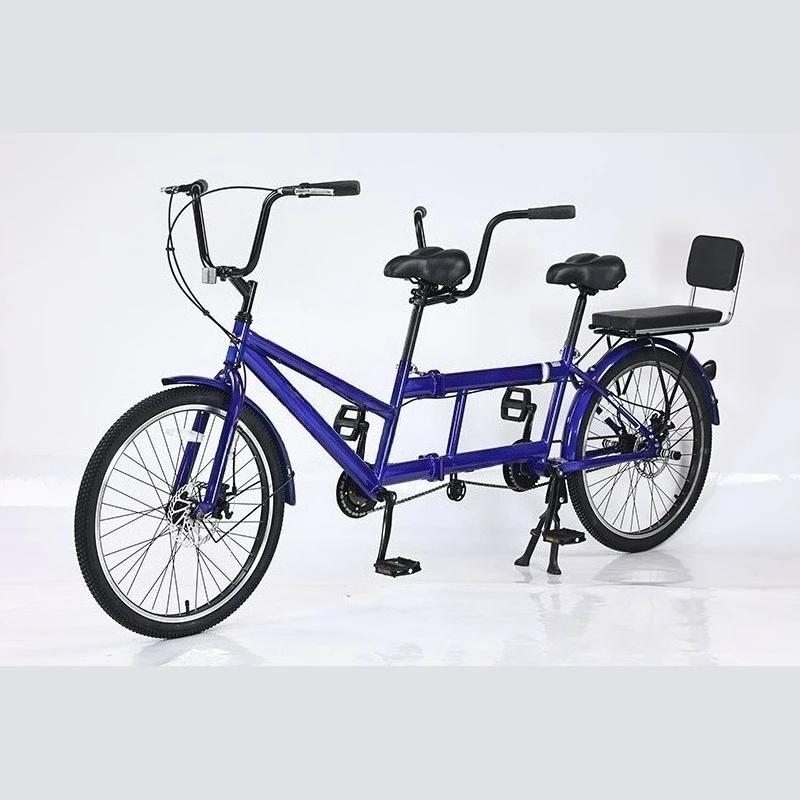 24-Inch double bicycle, folding variable-speed parent-child bicycle, single-speed double folding
24-Inch double bicycle, folding variable-speed parent-child bicycle, single-speed double folding