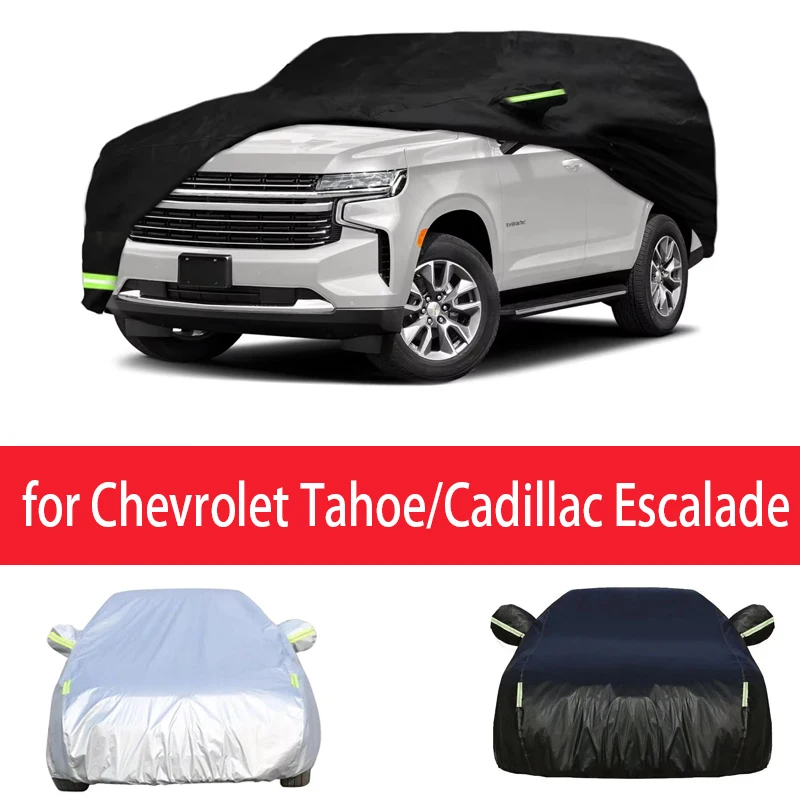 Outdoor Car Cover Custom Fit for Chevrolet Tahoe/Cadillac Escalade Dustproof waterproof and hailproof With Windproof Strap Black
Outdoor Car Cover Custom Fit for Chevrolet Tahoe/Cadillac Escalade Dustproof waterproof and hailproof With Windproof Strap Black