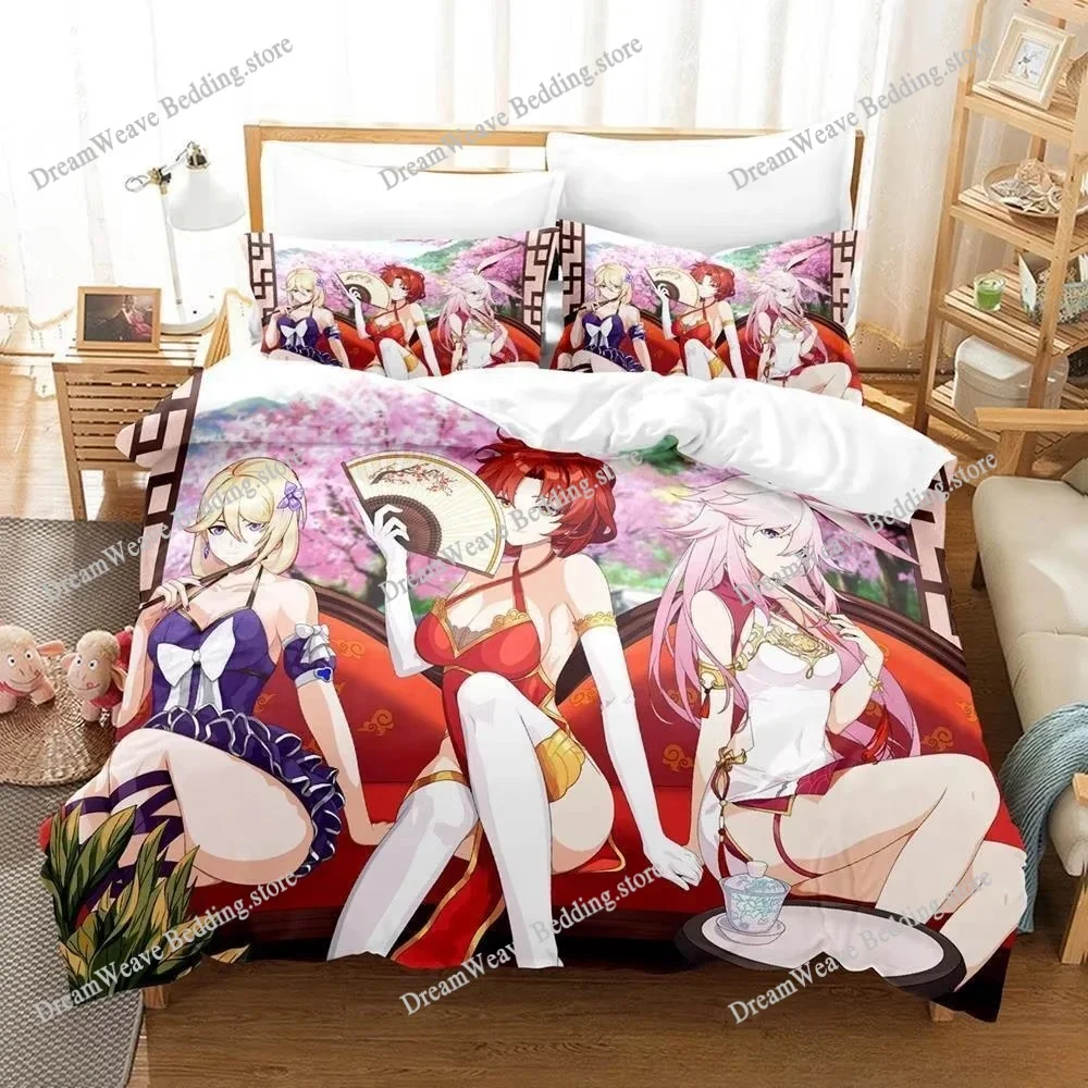 New Game Honkai Impact 3rd Bedding Sets Duvet Cover Set with Pillowcase Twin Full Queen King Bedclothes Bed Linen Home Textiles
New Game Honkai Impact 3rd Bedding Sets Duvet Cover Set with Pillowcase Twin Full Queen King Bedclothes Bed Linen Home Textiles