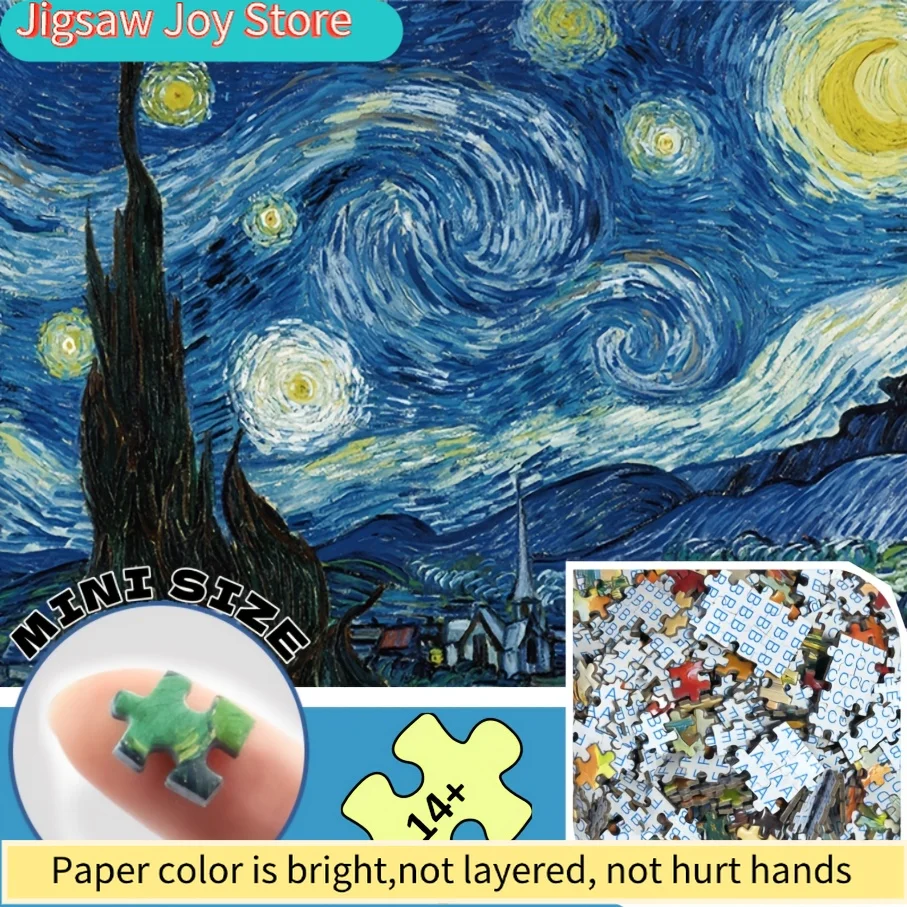 MINI SIZE Jigsaw Puzzle: Starry Sky – Perfect for Halloween, Thanksgiving, Christmas, New Year’s Day, Friend Birthdays & Anni
MINI SIZE Jigsaw Puzzle: Starry Sky – Perfect for Halloween, Thanksgiving, Christmas, New Year’s Day, Friend Birthdays & Anni