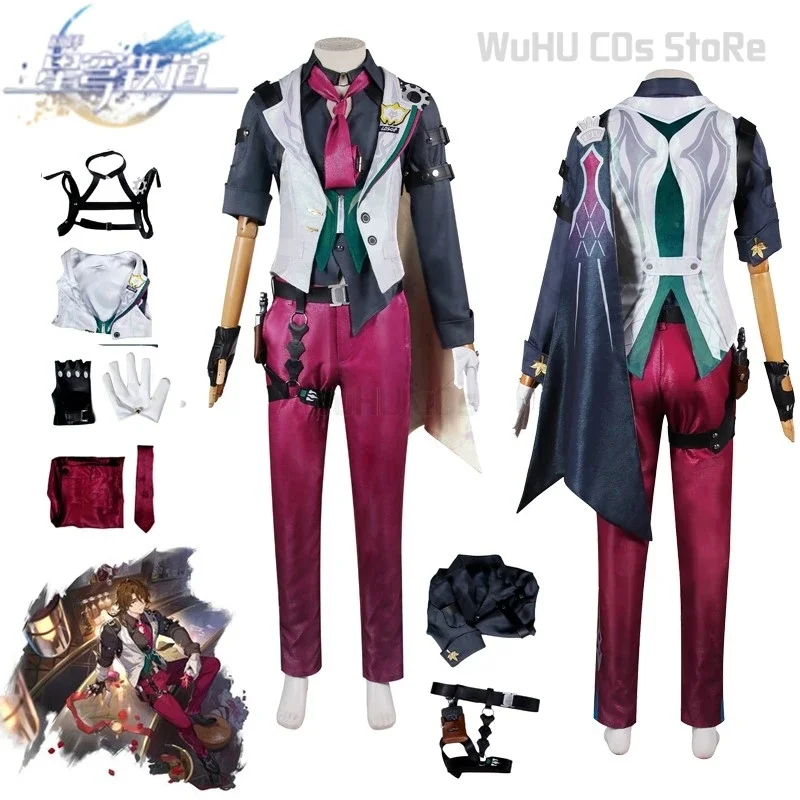 Game Honkai: Star Rail Cos Gallagher Cosplay Costume Cos Prop Anime Party Uniform Men Hallowen Play Role Clothes Clothing
Game Honkai: Star Rail Cos Gallagher Cosplay Costume Cos Prop Anime Party Uniform Men Hallowen Play Role Clothes Clothing