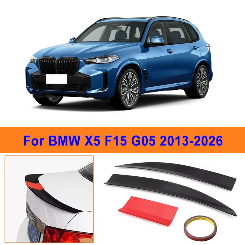 For BMW X5 F15 G05 2013-2026 3-Section ABS Rear Trunk Spoiler 115-125cm Adjustable Sports Decor Top Wing Car Exterior Parts
For BMW X5 F15 G05 2013-2026 3-Section ABS Rear Trunk Spoiler 115-125cm Adjustable Sports Decor Top Wing Car Exterior Parts
