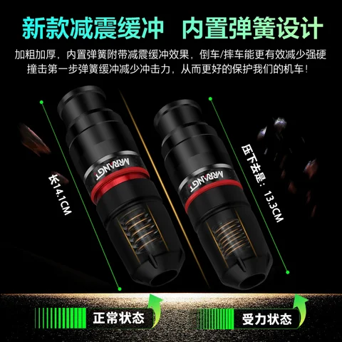 For HONDA CB190R CB190SS CB190X CBF190TR CBF190R CBF190L Motorcycle CNC Aluminum Crash Pads Exhaust Sliders Crash Protector