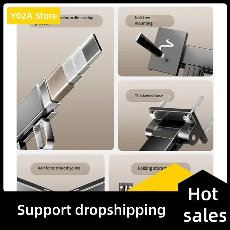 Y02A Retractable Cloth Drying Rack Folding Clothes Hanger Wall Mount Indoor&Outdoor Saving,2 Fold With 12 Aluminum Ring
Y02A Retractable Cloth Drying Rack Folding Clothes Hanger Wall Mount Indoor&Outdoor Saving,2 Fold With 12 Aluminum Ring
