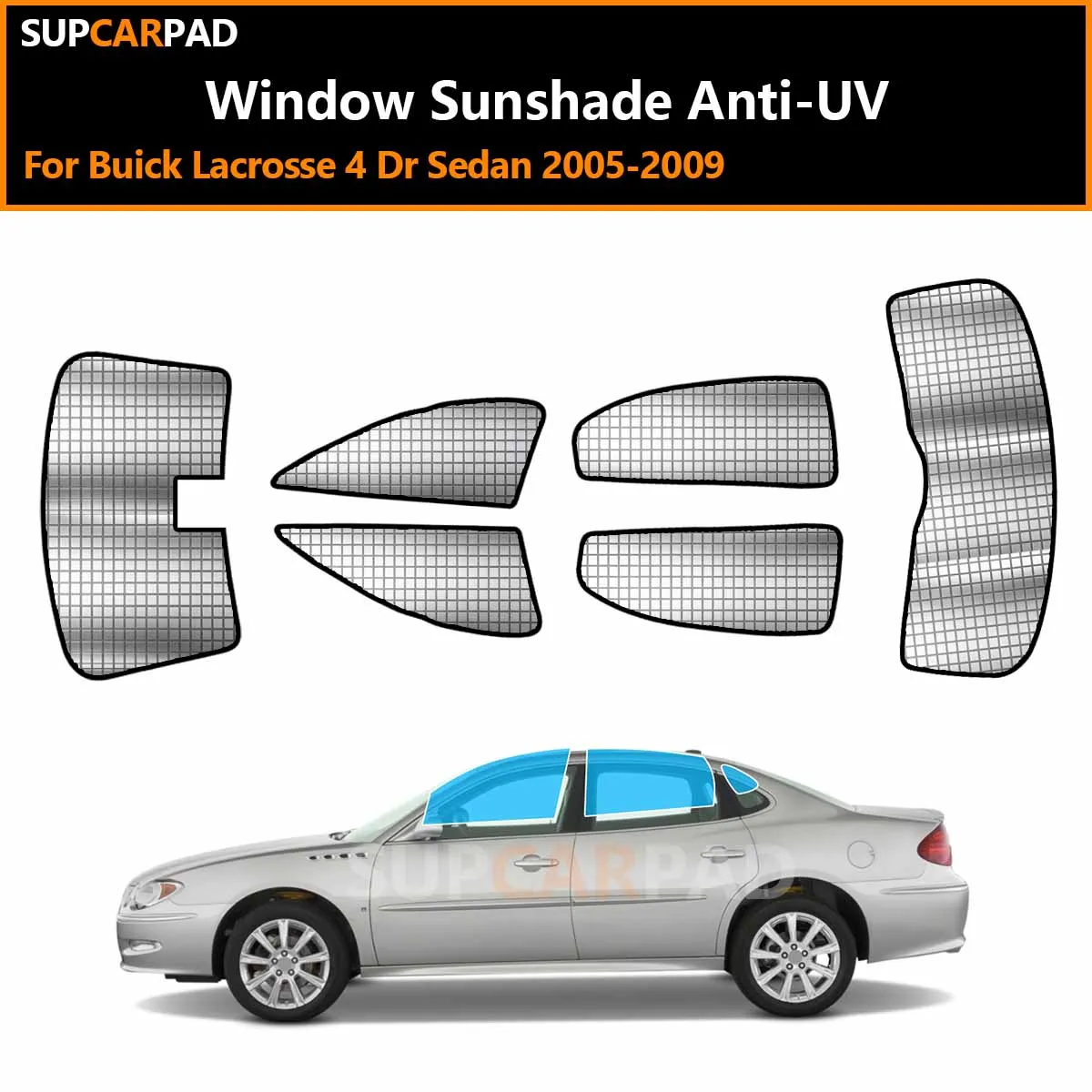 Солнцезащитные шторки на окна автомобиля (4 двери, седан) для Buick Lacrosse 2005-2009, на заказ, с защитой от УФ-лучей, аксессуары
Солнцезащитные шторки на окна автомобиля (4 двери, седан) для Buick Lacrosse 2005-2009, на заказ, с защитой от УФ-лучей, аксессуары