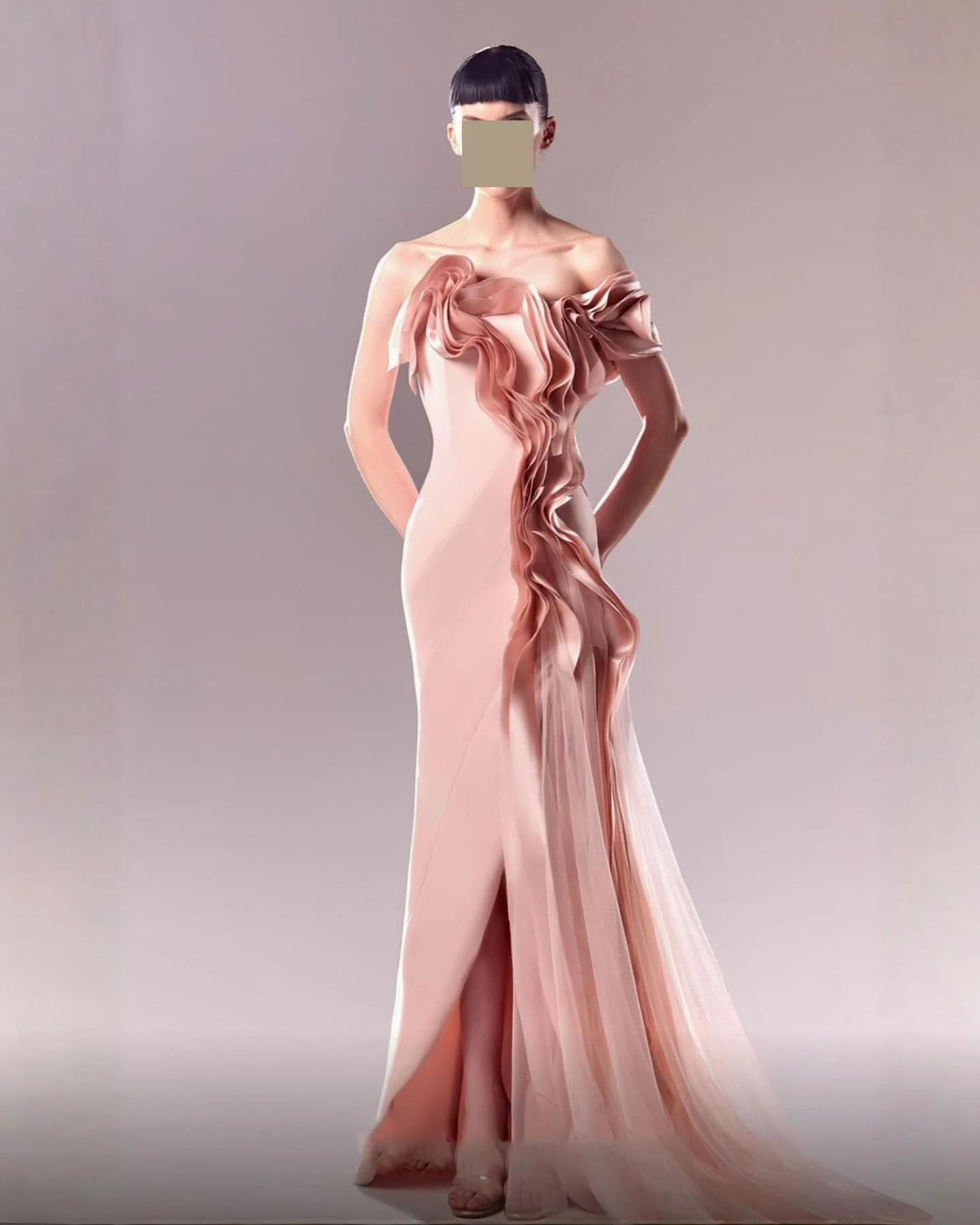 QR Customized Elegant Evening Dresses Satin Pleats Front Slit Luxurious Trumpet Prom Zipper Off-the-shoulder Floor Length
QR Customized Elegant Evening Dresses Satin Pleats Front Slit Luxurious Trumpet Prom Zipper Off-the-shoulder Floor Length