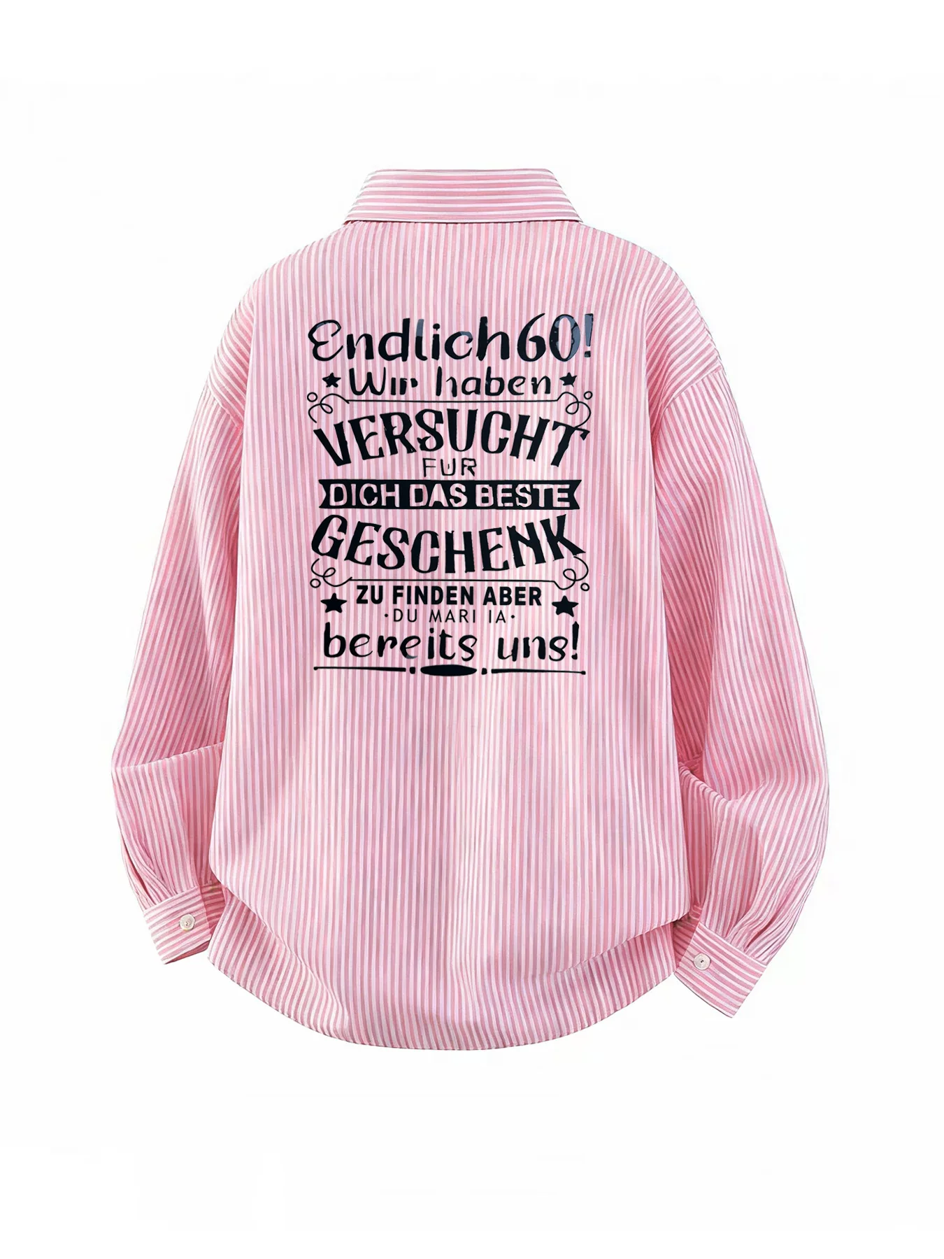 American-style minimalist fashion men's long-sleeve casual shirt with striped back and letter pattern
American-style minimalist fashion men's long-sleeve casual shirt with striped back and letter pattern