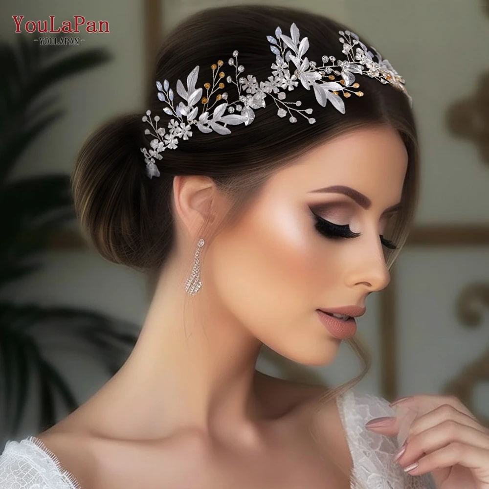 YouLaPan Alloy Leaf Crystal Headpiece for Bride Party Wedding Hair Accessories Woman Headband Girls Bridesmaid Headdress HP278
YouLaPan Alloy Leaf Crystal Headpiece for Bride Party Wedding Hair Accessories Woman Headband Girls Bridesmaid Headdress HP278