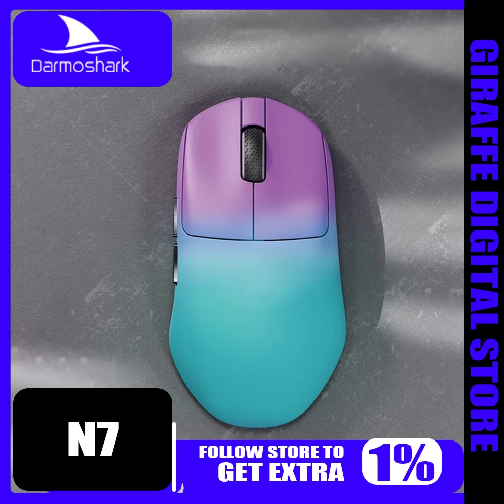 Мышь Darmoshark N7 MAX PAW3950 Nordic52840, эргономичная, легкая, 50 г, 30000 точек на дюйм, беспроводная мышь, экран, игровая мышь 8k
Мышь Darmoshark N7 MAX PAW3950 Nordic52840, эргономичная, легкая, 50 г, 30000 точек на дюйм, беспроводная мышь, экран, игровая мышь 8k