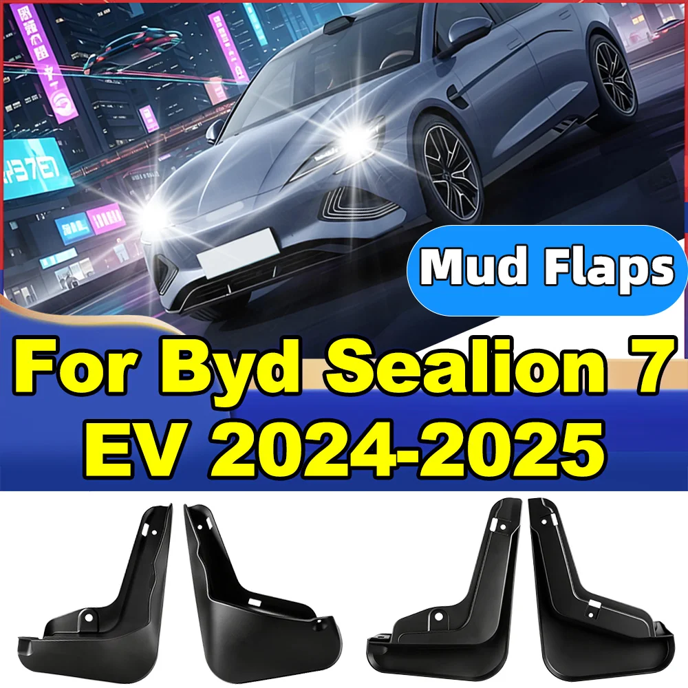 For Byd Sealion 7 EV 2024 2025 Mudguards Mud Flaps No Drilling/Tape Splash Guards Fenders Mudflaps Travel Accessories
For Byd Sealion 7 EV 2024 2025 Mudguards Mud Flaps No Drilling/Tape Splash Guards Fenders Mudflaps Travel Accessories
