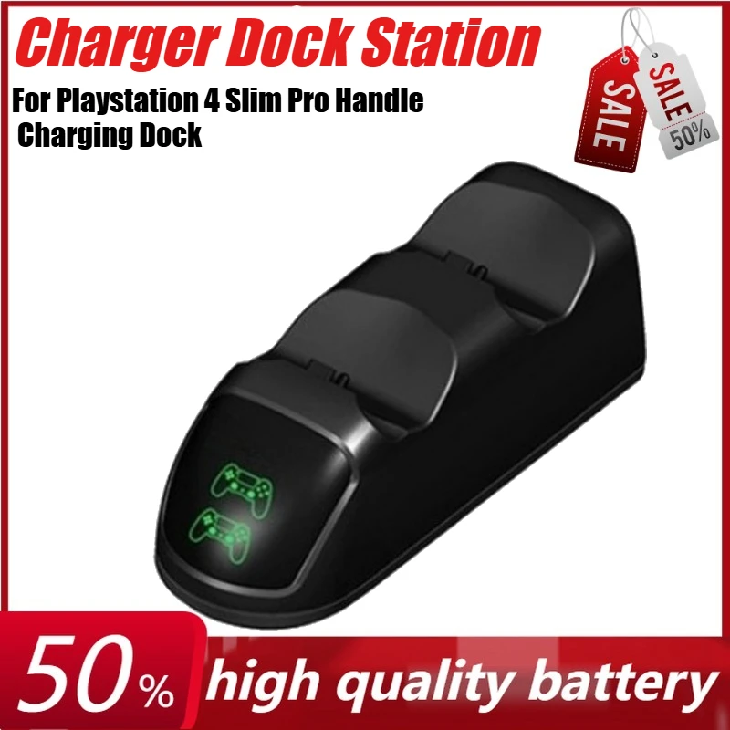 For Playstation 4 Slim Pro Handle Charging Dock for PS4 Controller Charger Dock Station with Indicator Light Game Pad Charger
For Playstation 4 Slim Pro Handle Charging Dock for PS4 Controller Charger Dock Station with Indicator Light Game Pad Charger