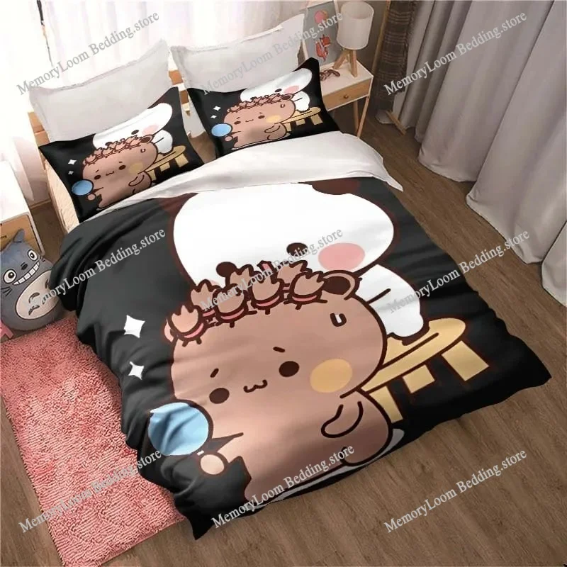 Bubu Dudu Cartoon Cute Bear Kawaii Christmas Gift Bedding Set Double King Size Duvet Cover and Pillowcase Kid's Duvet Cover Set
Bubu Dudu Cartoon Cute Bear Kawaii Christmas Gift Bedding Set Double King Size Duvet Cover and Pillowcase Kid's Duvet Cover Set
