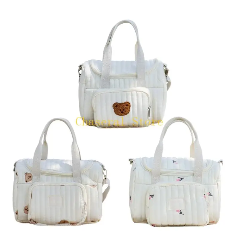E7CE Embroidery Baby Diaper Storage Bag Portable Handbag Multifunction Compartment
E7CE Embroidery Baby Diaper Storage Bag Portable Handbag Multifunction Compartment