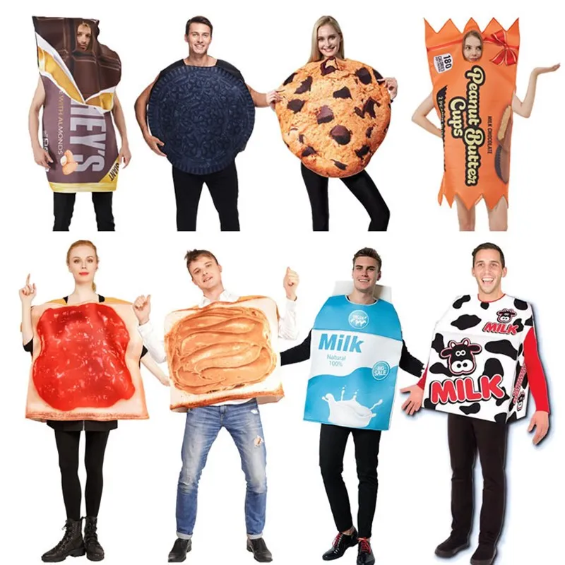 Halloween Peanut Butter Cookie Costume Party Funny Food Performance Suit Polyester Material Traditional Chinese Cos...
Halloween Peanut Butter Cookie Costume Party Funny Food Performance Suit Polyester Material Traditional Chinese Cos...