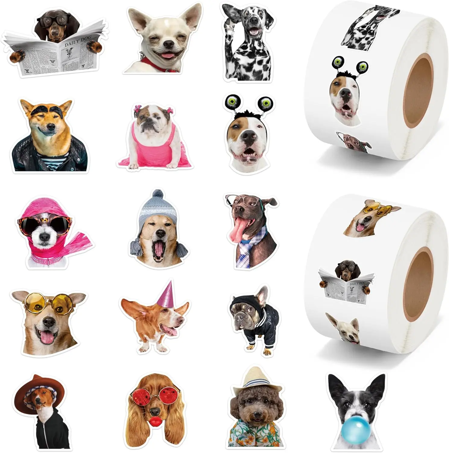 500 hot-selling irregular-shaped dog stickers, 8 patterns, graffiti roll stickers, 2.5cm, for journals, gifts, and DIY packaging
500 hot-selling irregular-shaped dog stickers, 8 patterns, graffiti roll stickers, 2.5cm, for journals, gifts, and DIY packaging