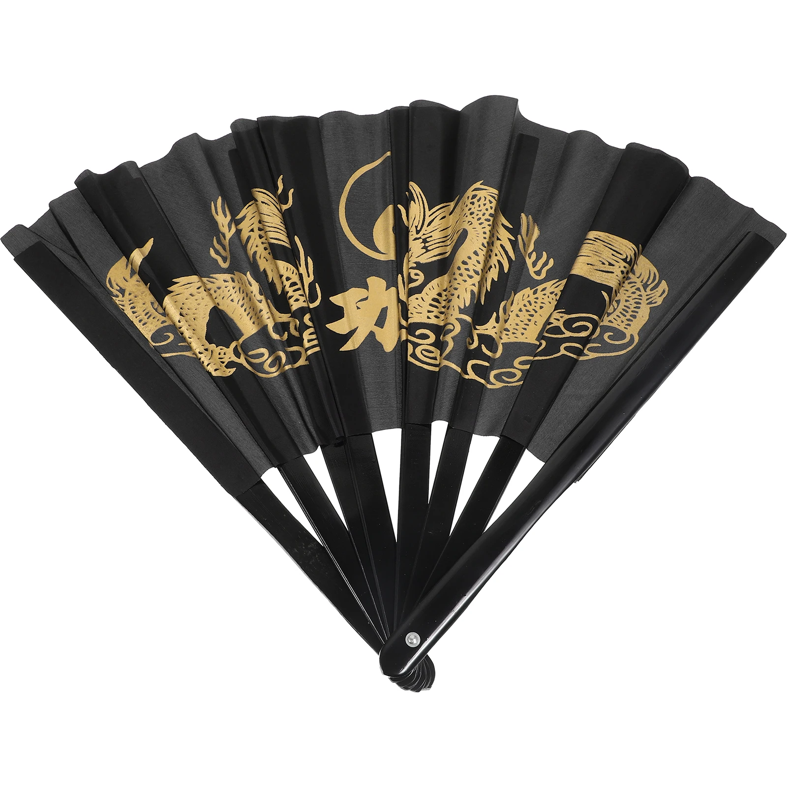 Tai Chi Inch Black Bamboo Bone Handheld Foldable Dancing Fan Golden Dragon Design Martial Practice Home Decoration
Tai Chi Inch Black Bamboo Bone Handheld Foldable Dancing Fan Golden Dragon Design Martial Practice Home Decoration