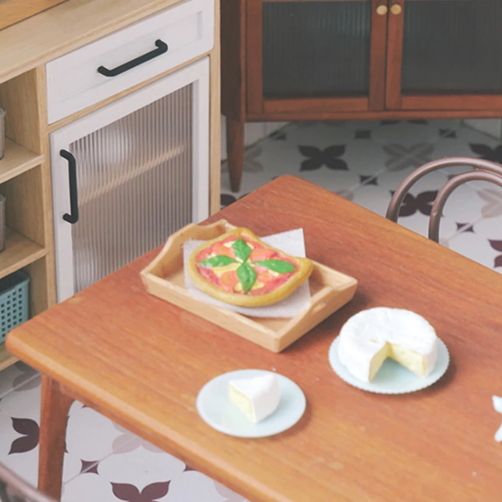 2pcs Bread Tray Dinner Plate Sturdy Materials Multifunctional Design Miniature Dollhouse Pan Wooden Furniture Kitchenware
2pcs Bread Tray Dinner Plate Sturdy Materials Multifunctional Design Miniature Dollhouse Pan Wooden Furniture Kitchenware