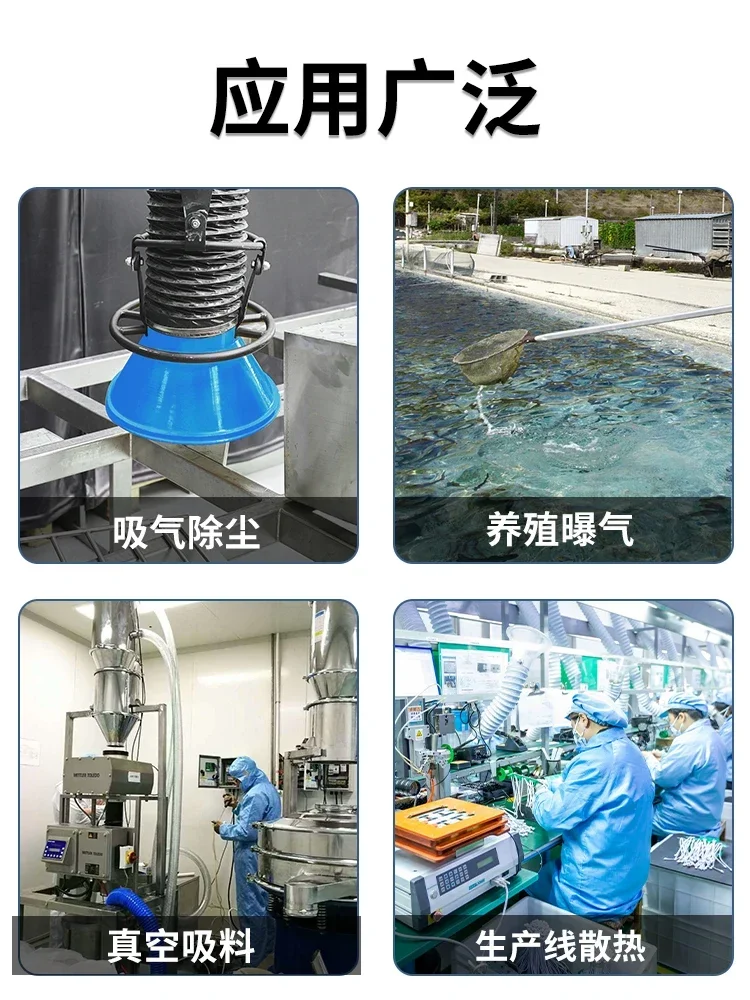 Vortex air pump, powerful and high-power industrial dust removal, suction and air blower
Vortex air pump, powerful and high-power industrial dust removal, suction and air blower