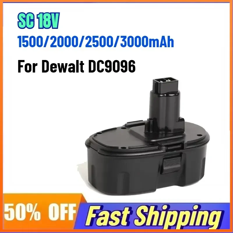 SC 18V 3000mAh Rechargeable Battery for Dewalt DC9096 Electric Drill Electric Saw Accessories for Power Tools Lithium Battery
SC 18V 3000mAh Rechargeable Battery for Dewalt DC9096 Electric Drill Electric Saw Accessories for Power Tools Lithium Battery