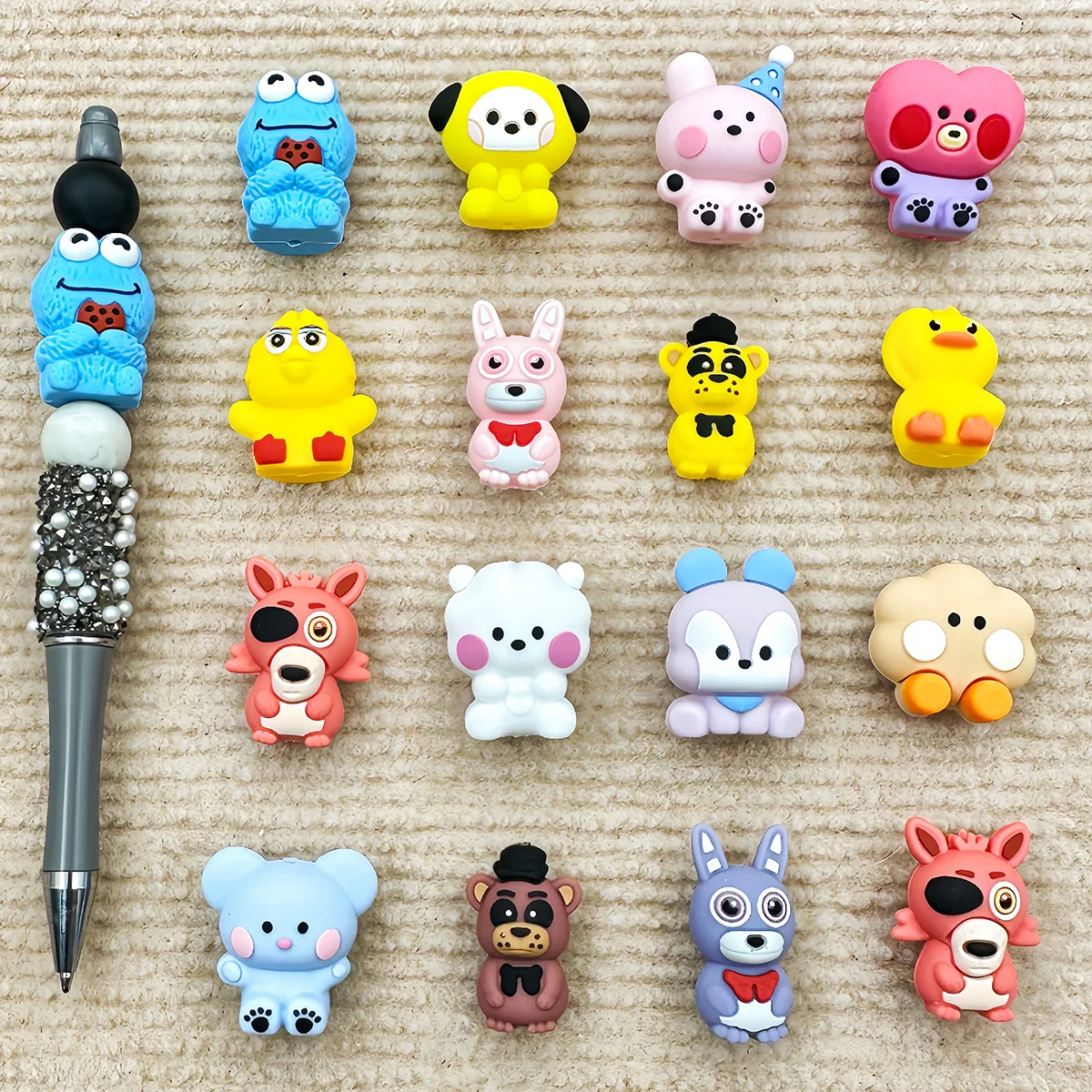 10PCS 3D Beads Food-grade Silicone Cartoon Animals Beads for Jewelry DIY Bracelet Necklace Craft Pacifiers Baby Gifts
10PCS 3D Beads Food-grade Silicone Cartoon Animals Beads for Jewelry DIY Bracelet Necklace Craft Pacifiers Baby Gifts