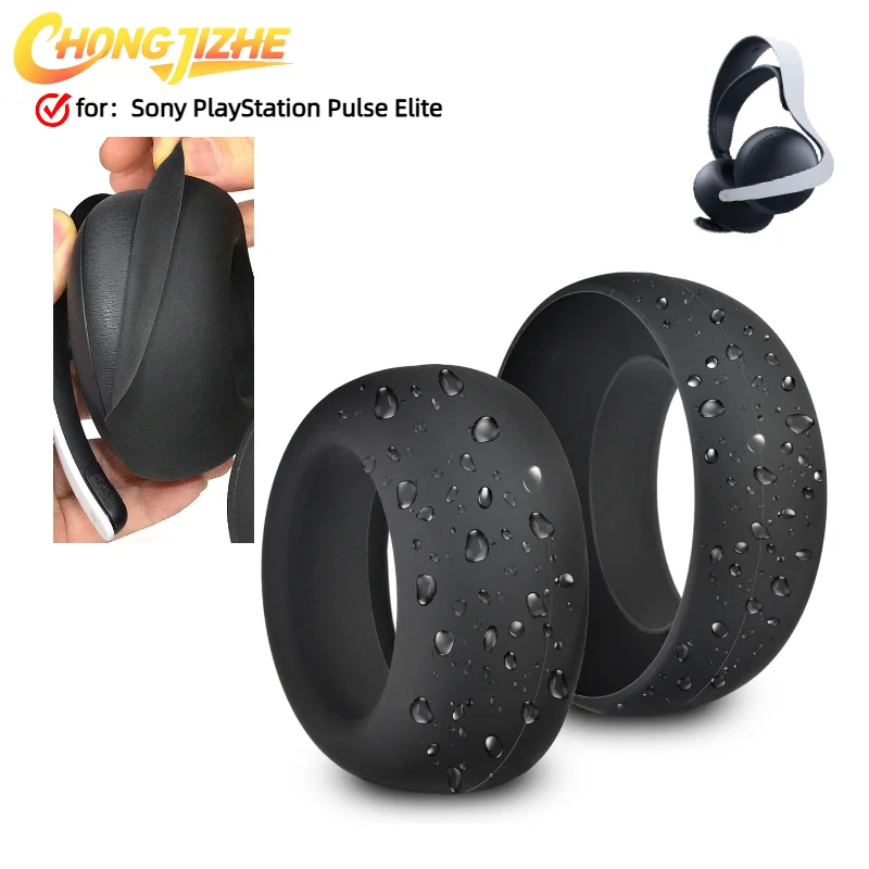 CHONGJIZHE Ear mask silicone protective cover For Sony PlayStation Pulse Elite Headset Simply put it on the original ear pad
CHONGJIZHE Ear mask silicone protective cover For Sony PlayStation Pulse Elite Headset Simply put it on the original ear pad