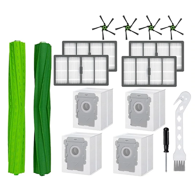 ABUL-Vacuum For Irobot Roomba S9 9150 S9+ Plus Replacement Accessories- Main Roller, Side Brush, Hepa Filter, Dust Bag Spare Par
ABUL-Vacuum For Irobot Roomba S9 9150 S9+ Plus Replacement Accessories- Main Roller, Side Brush, Hepa Filter, Dust Bag Spare Par
