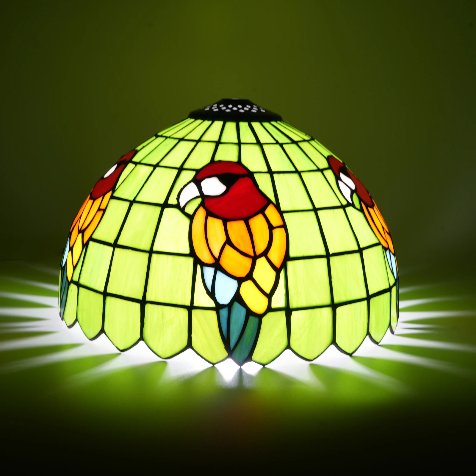 Green parrot Lamp Shade 12 Inches Wide Accessories Replacement European Retro Style Stained Glass Lampshade for Table Lamp
Green parrot Lamp Shade 12 Inches Wide Accessories Replacement European Retro Style Stained Glass Lampshade for Table Lamp