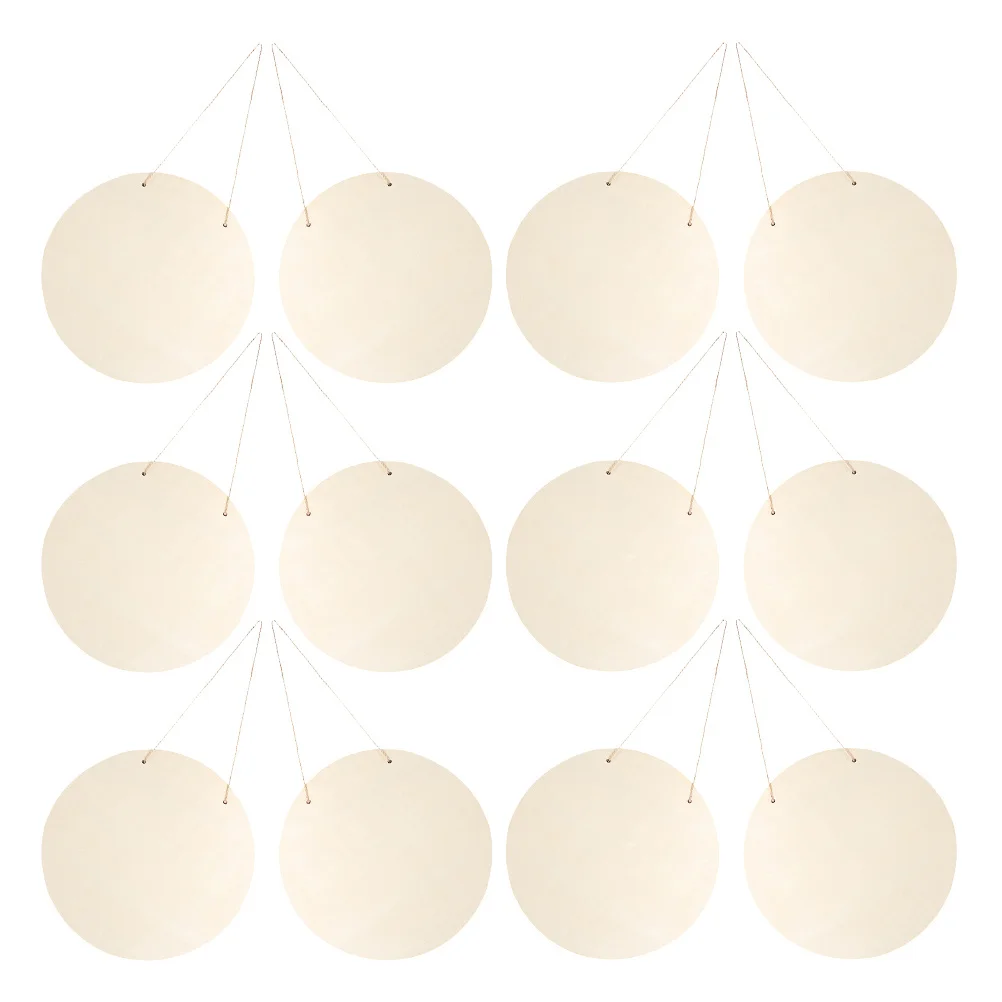 12Pcs Wooden Signs Unfinished Round Wood Circles DIY Craft Plaques for Painting Home Decor Hanging Wood Sign Blank
12Pcs Wooden Signs Unfinished Round Wood Circles DIY Craft Plaques for Painting Home Decor Hanging Wood Sign Blank