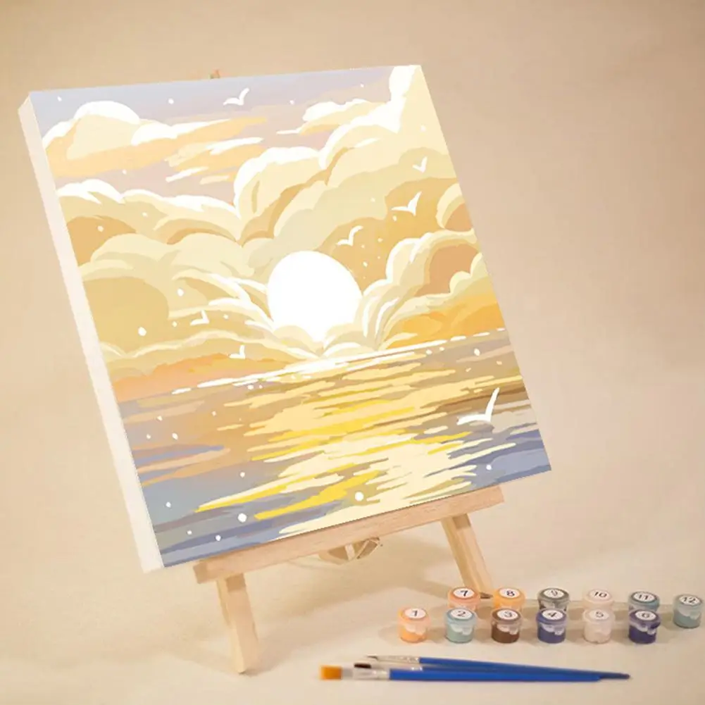 Frame Painting By Numbers Kits Abstract Sunset Landscape Modern Drawing Coloring By Numbers Acrylic Paint For Home Decor
Frame Painting By Numbers Kits Abstract Sunset Landscape Modern Drawing Coloring By Numbers Acrylic Paint For Home Decor