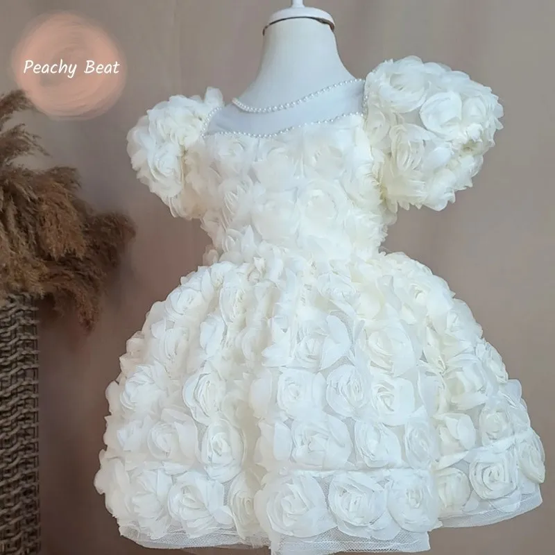 Baby Girl Princess Flower Dress Tutu Puff Sleeve Infant Toddler Child Pearl Vestido Wedding Birthday Pageant Baby Clothes 1-14Y
Baby Girl Princess Flower Dress Tutu Puff Sleeve Infant Toddler Child Pearl Vestido Wedding Birthday Pageant Baby Clothes 1-14Y