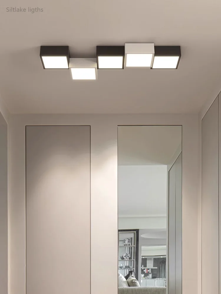 Modern Living Room Hallway Ceiling Lights Black White Combination Home Decoration Lighting Fixtures Foyer Balcony Ceiling Lamp
Modern Living Room Hallway Ceiling Lights Black White Combination Home Decoration Lighting Fixtures Foyer Balcony Ceiling Lamp