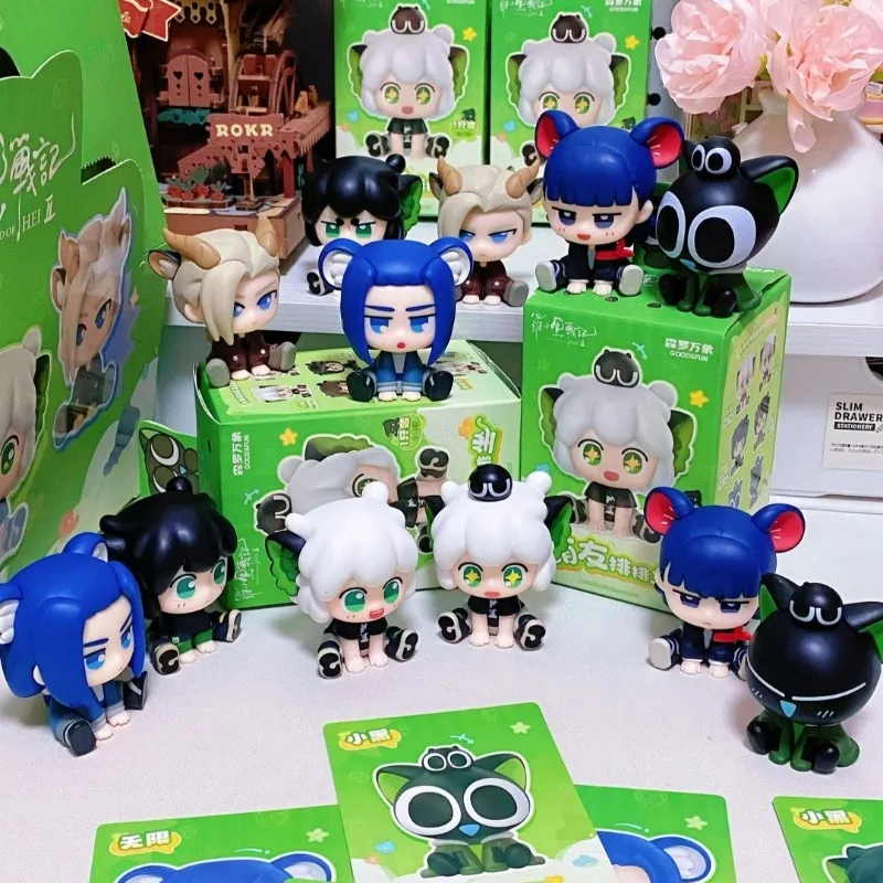 Luo Xiaohei War 2 Cute Friends Sit In A Row Cute Mini Doll Series Blind Box Bag Collection Desktop Ornament Fashion Trend Gift
Luo Xiaohei War 2 Cute Friends Sit In A Row Cute Mini Doll Series Blind Box Bag Collection Desktop Ornament Fashion Trend Gift