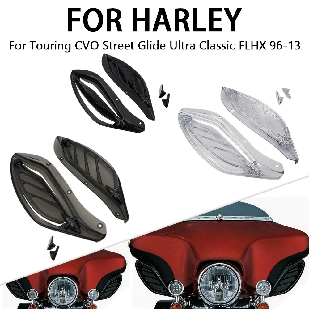 Motorcycle Side Wing Air Deflector ABS Adjustable Windshield Fairing Trim For Harley Touring CVO Electra Glide Street Glide 1996
Motorcycle Side Wing Air Deflector ABS Adjustable Windshield Fairing Trim For Harley Touring CVO Electra Glide Street Glide 1996