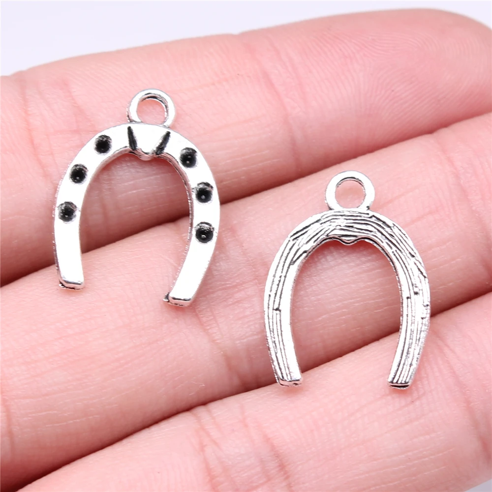 200pcs 21x16mm Horseshoe Charms Wholesale Antique Silver Color Pendant Charms Wholesale Jewelry Accessories
200pcs 21x16mm Horseshoe Charms Wholesale Antique Silver Color Pendant Charms Wholesale Jewelry Accessories