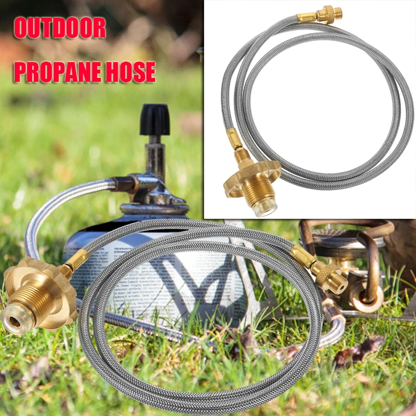 Outdoor Hose Gas Tank Connection Pipe Caravan Bbq Connector Stainless Caravan Bbq Connector with Refill Stove Connecting
Outdoor Hose Gas Tank Connection Pipe Caravan Bbq Connector Stainless Caravan Bbq Connector with Refill Stove Connecting