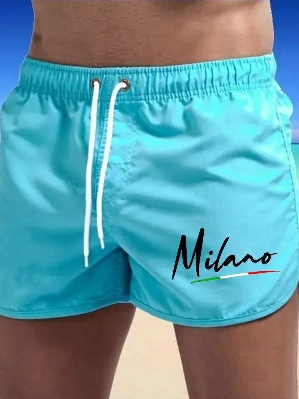 Men's Loose Quick Dry Thin Beach Pants Sporty Lightweight Short Shorts Polyester Fiber Elastic Waist Pure Color Casual Shorts
Men's Loose Quick Dry Thin Beach Pants Sporty Lightweight Short Shorts Polyester Fiber Elastic Waist Pure Color Casual Shorts