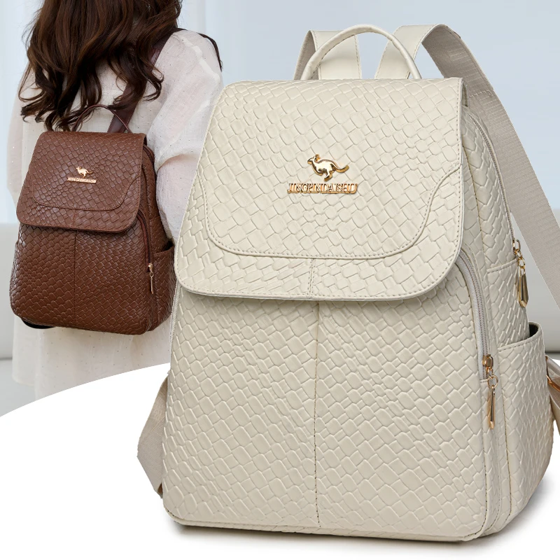 Fashionable women's trendy PU shoulder bag backpack handbag bolsos de mujer mochila рюкзак женский bags for woman school bag
Fashionable women's trendy PU shoulder bag backpack handbag bolsos de mujer mochila рюкзак женский bags for woman school bag