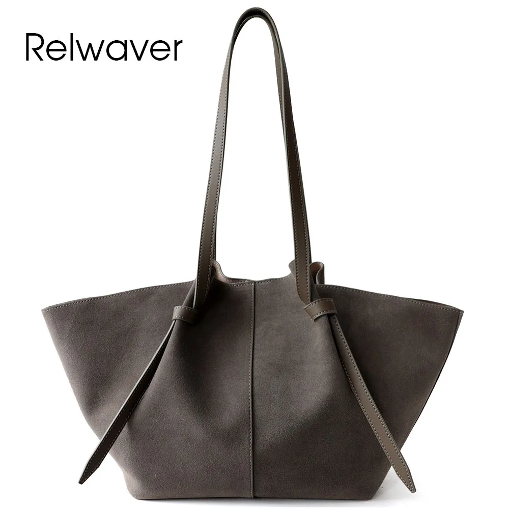 Relwaver women tote bag suede cowhide women shoulder bag 2025 autumn winter trapeze bag fashion commuting ladies hand bag
Relwaver women tote bag suede cowhide women shoulder bag 2025 autumn winter trapeze bag fashion commuting ladies hand bag