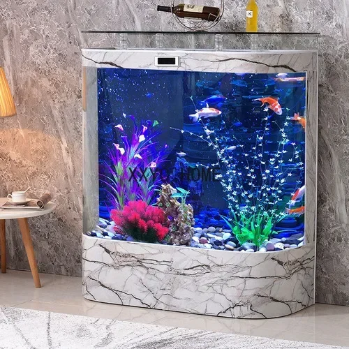 Hallway Living Room with Fish Tank Large Glass Floor Type Dragon Fish Tank Aquarium Change Water
Hallway Living Room with Fish Tank Large Glass Floor Type Dragon Fish Tank Aquarium Change Water