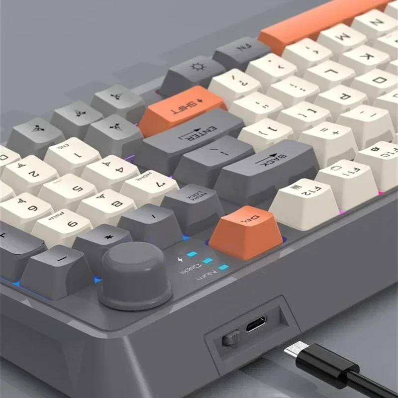 XUNFOX K94 Wireless Bluetooth Dual-mode Keyboard Mechanical Feel 94keys Rechargeable and Long-lasting for Game/ Office/ Home Use
XUNFOX K94 Wireless Bluetooth Dual-mode Keyboard Mechanical Feel 94keys Rechargeable and Long-lasting for Game/ Office/ Home Use