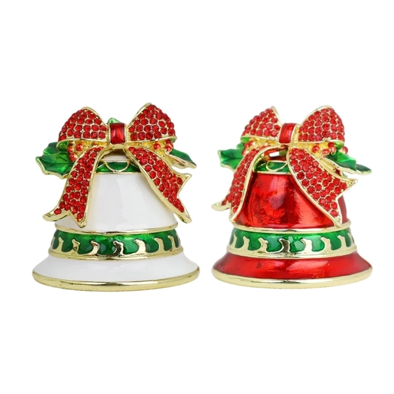 91AF Enamel Christmas Ring Box Ornament With Secret Jewelry Compartment for Keepsakes Display and Dresser Decoration
91AF Enamel Christmas Ring Box Ornament With Secret Jewelry Compartment for Keepsakes Display and Dresser Decoration