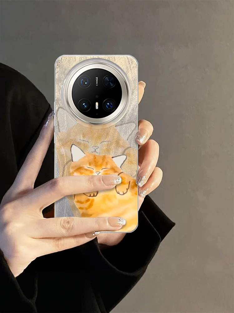 Cute Orange Phone Case for Mate70 pro New Advanced Feeling Mate60 Feather Mesh with Chain M60 Cartoon Creative Ful...
Cute Orange Phone Case for Mate70 pro New Advanced Feeling Mate60 Feather Mesh with Chain M60 Cartoon Creative Ful...