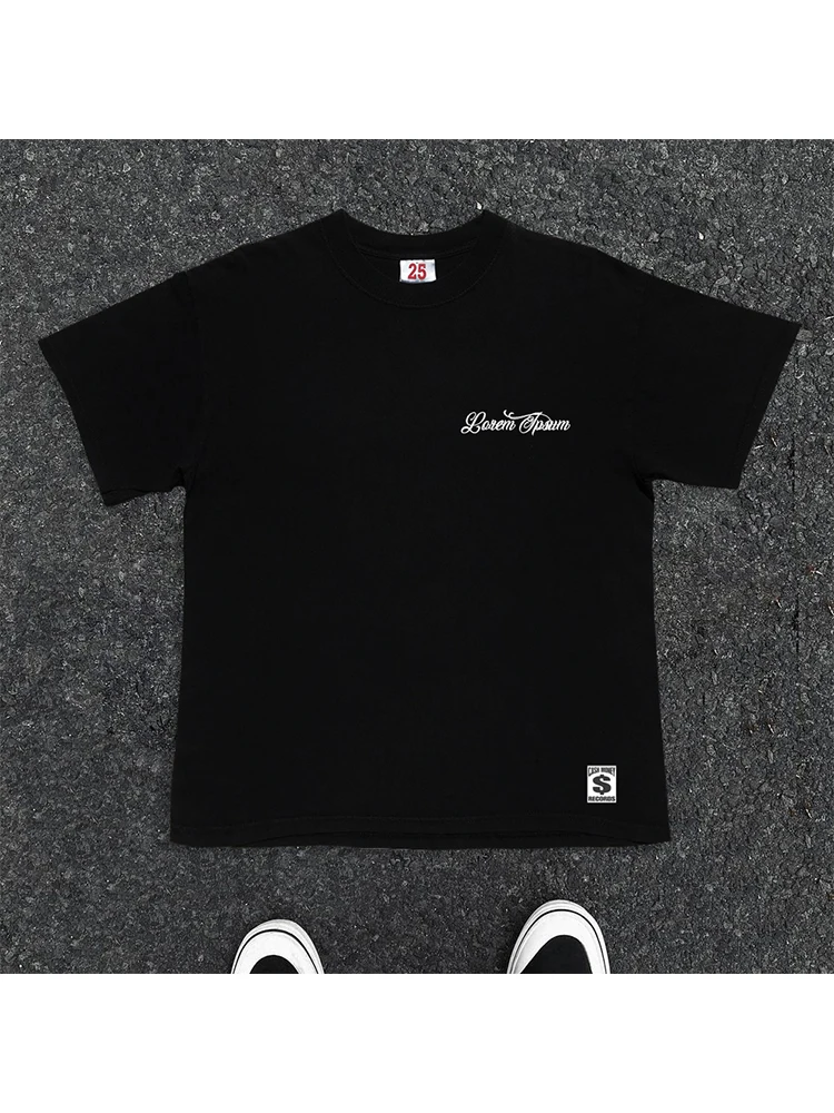 220G Breathable Front Shoulder Version T-shirt for Men and Women, Loose Niche Design Casual Short-sleeved T-shirt
220G Breathable Front Shoulder Version T-shirt for Men and Women, Loose Niche Design Casual Short-sleeved T-shirt