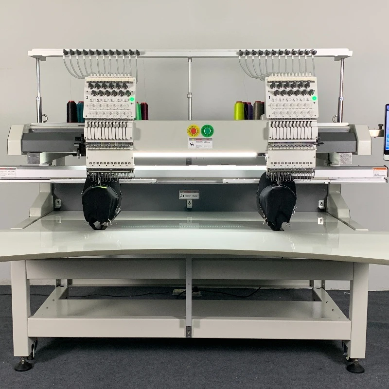 2-Head Computerized Cap Embroidery Machine 1200 RPM New Big Area for Diverse Designs in Apparel Industry
2-Head Computerized Cap Embroidery Machine 1200 RPM New Big Area for Diverse Designs in Apparel Industry