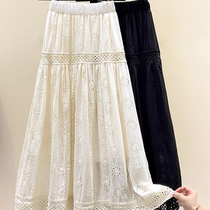 Vintage Skirt Womens Elegant Classic Office Lady High Waist Chic A-line All-match Harajuku Fashion Skirt Spring Summer
Vintage Skirt Womens Elegant Classic Office Lady High Waist Chic A-line All-match Harajuku Fashion Skirt Spring Summer