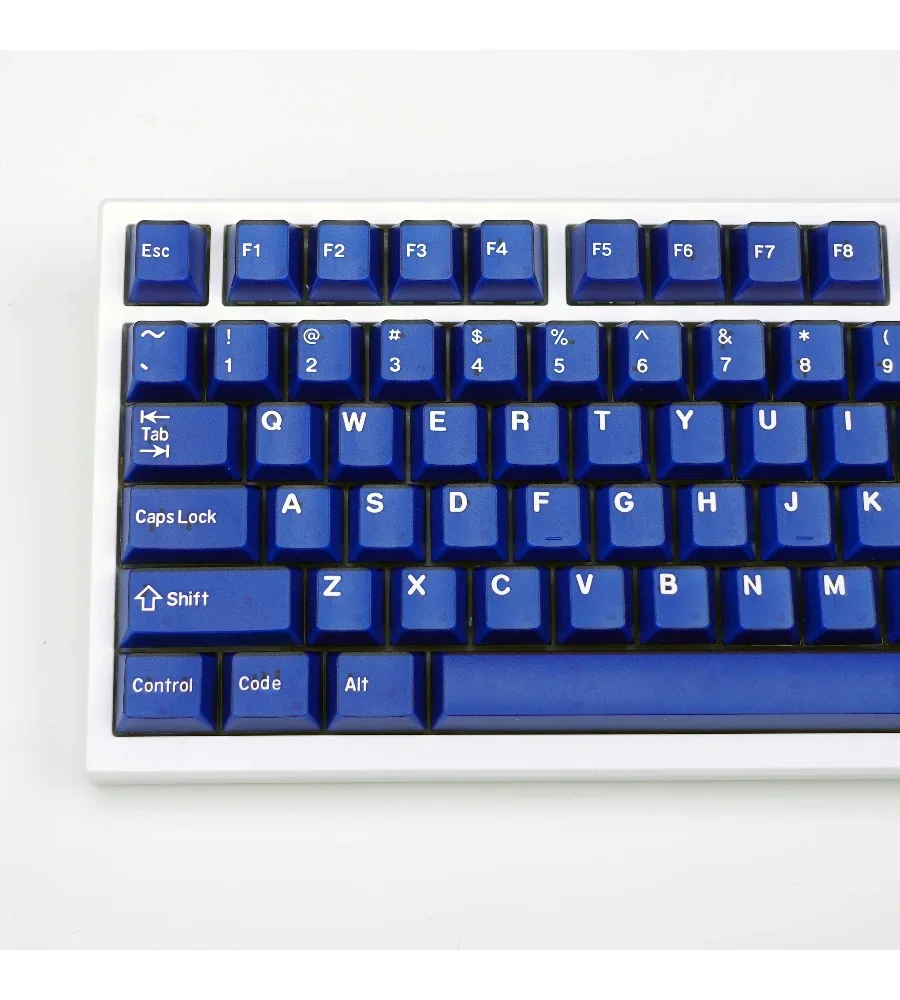 Klein Blue semi-transparent two-tone keycaps original height PBT full set mechanical keyboard 61 75 980
Klein Blue semi-transparent two-tone keycaps original height PBT full set mechanical keyboard 61 75 980