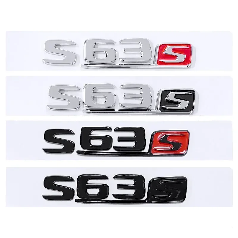C63S S63S E63S GLC63S GLE63S CLA63S logo car stickers for Mercedes Benz C-class E-class S-class rear boot label trunk refit part
C63S S63S E63S GLC63S GLE63S CLA63S logo car stickers for Mercedes Benz C-class E-class S-class rear boot label trunk refit part