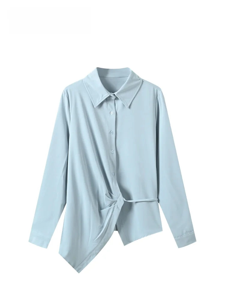 Женская свободная повседневная блузка Cara CLUB большого размера с длинным рукавом, осенняя универсальная асимметричная кофта, модная внутренняя одежда
Женская свободная повседневная блузка Cara CLUB большого размера с длинным рукавом, осенняя универсальная асимметричная кофта, модная внутренняя одежда